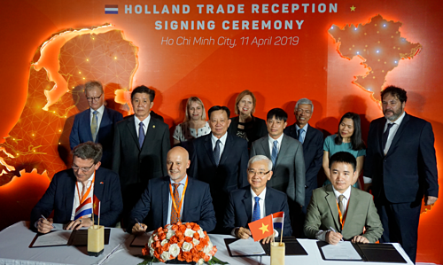 Doanh nghiệp Hà Lan và Việt Nam ký 10 hợp tác kinh tế